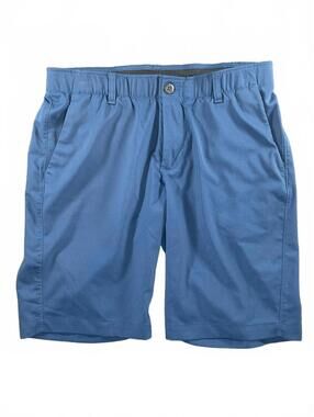 Under Armour HeatGear Men's Shorts Blue with Elastic Waist Size 34